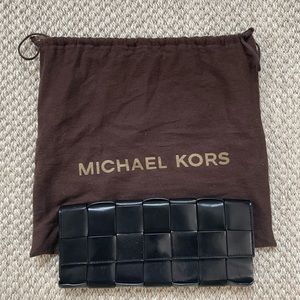 Michael Kors black clutch